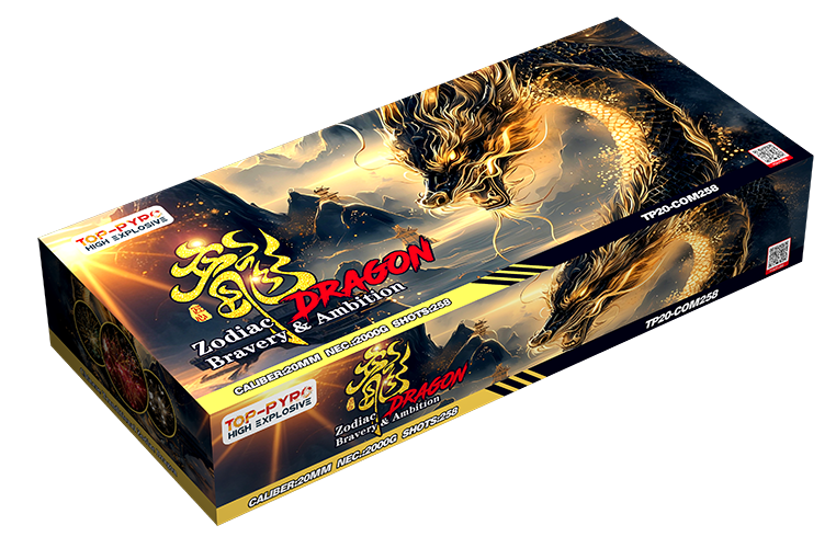 TP20-COM258 Zodiac  DRAGON (龍) BRAVERY & AMBITION